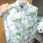 China Saffron Fabrics Print Shirt