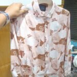 China Saffron Fabrics Print Shirt