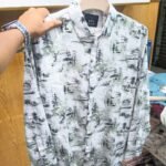 China Saffron Fabrics Print Shirt